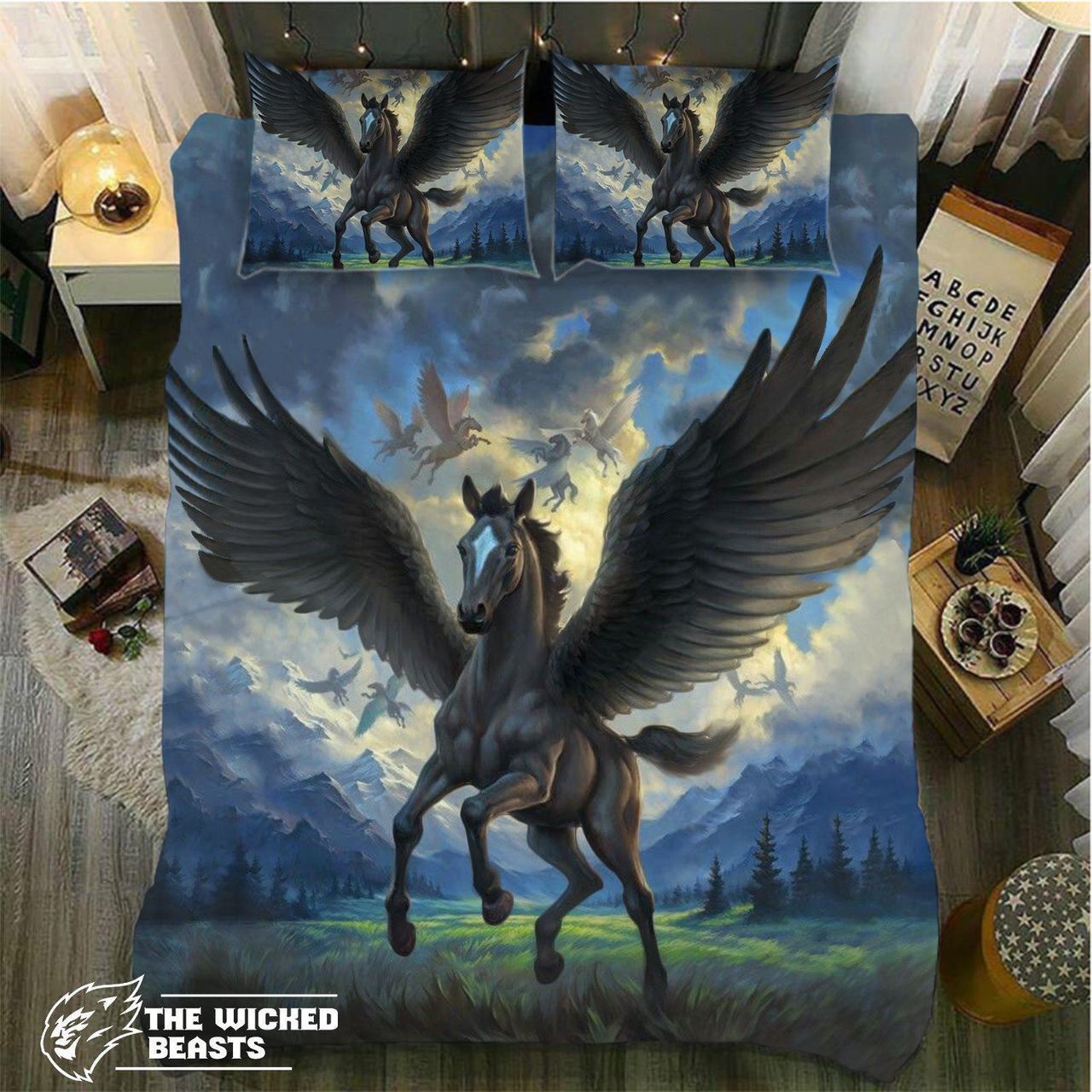 Default tar Face Horse3D Customized Duvet Cover Bedding Sets