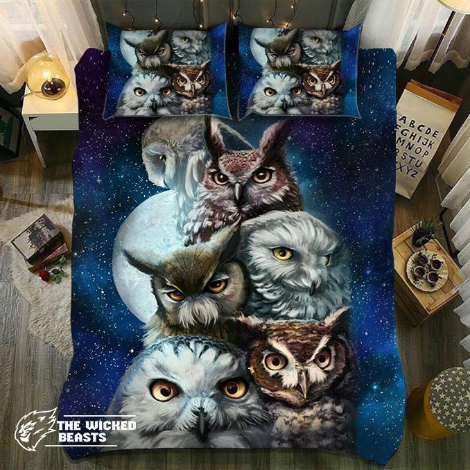 Default The Wise Old Owl3D Customized Duvet Cover Bedding Sets