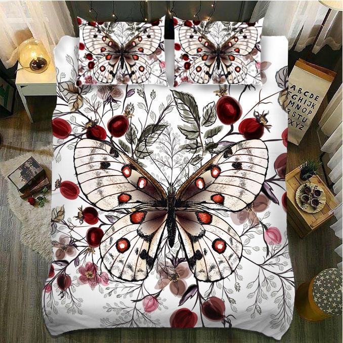 Default Vintageummer Butterfly3D Customized Duvet Cover Bedding Sets