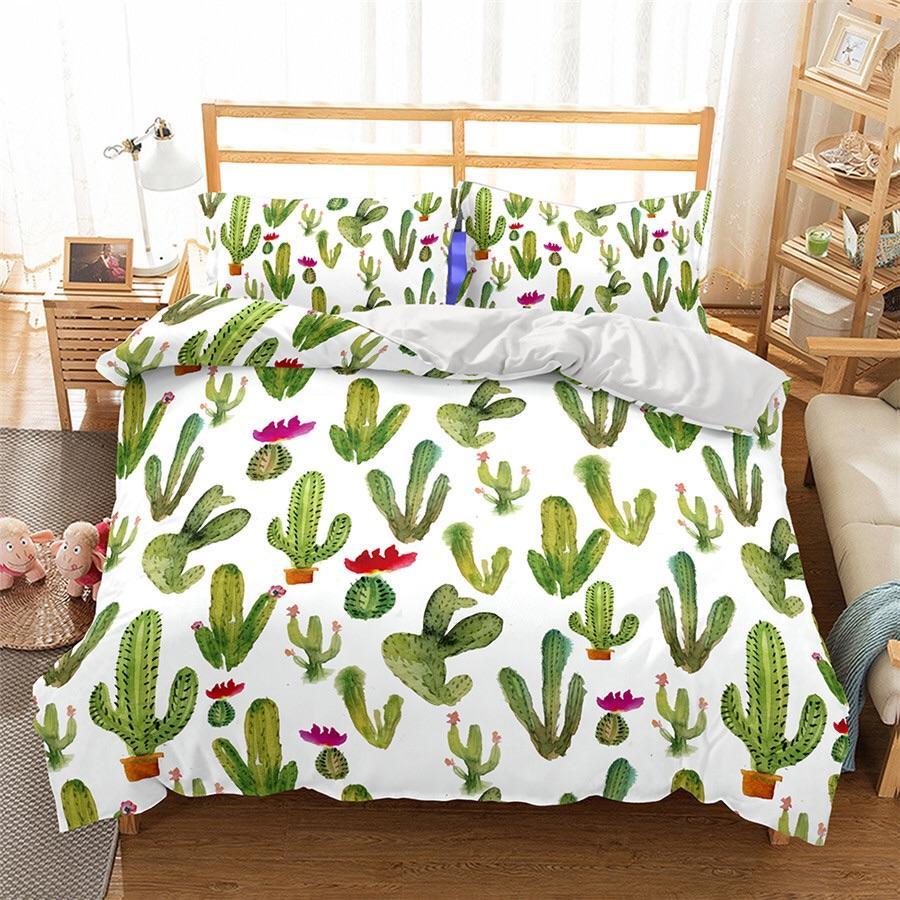 Desert Cactus Plants 3D Customized Duvet Cover Bedding Sets