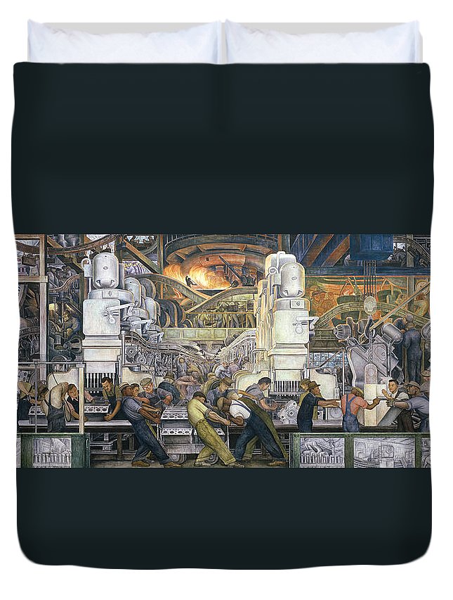 Detroit Industry  North Wall 3D Customized Duvet Cover Bedding Sets