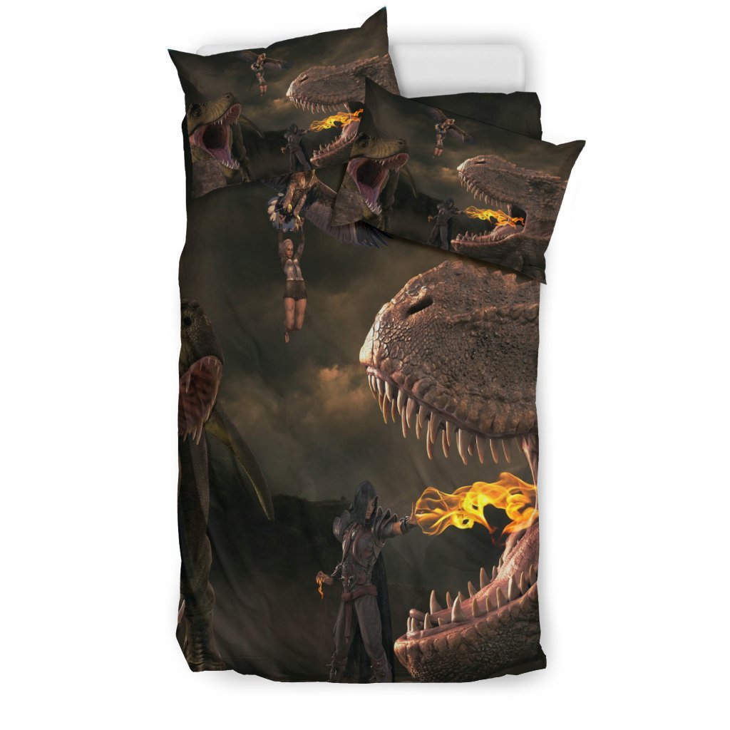 Dinosaur Fantasy 3D Customized Duvet Cover Bedding Sets