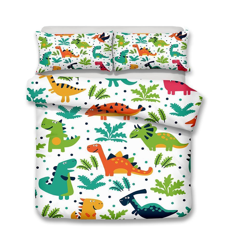 Dinosaur Theme Printing Bedroom Household Goods Quilt Cover Bed Multisizeelections3D Customized Duvet Cover Bedding Sets
