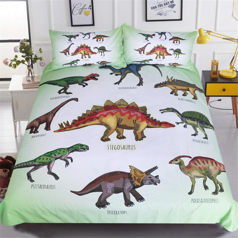 Dinosaurs Prehistoric Jurassic Era ART HOP 3D Customized Duvet Cover Bedding Sets