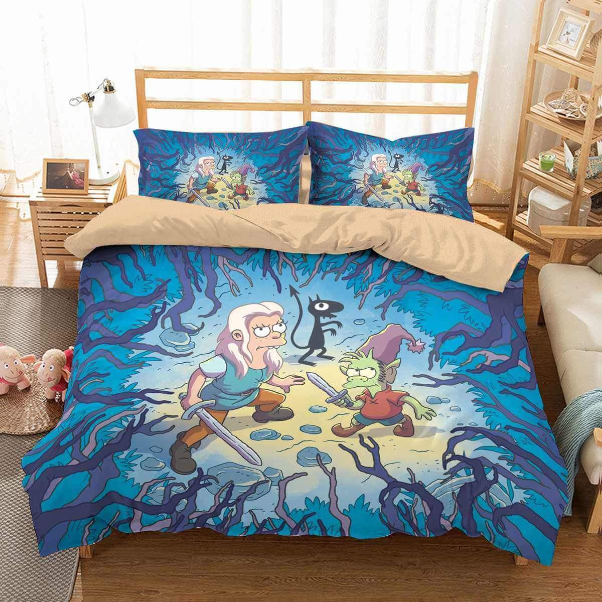 Disenchantment 1 3D Customized Duvet Cover Bedding Sets