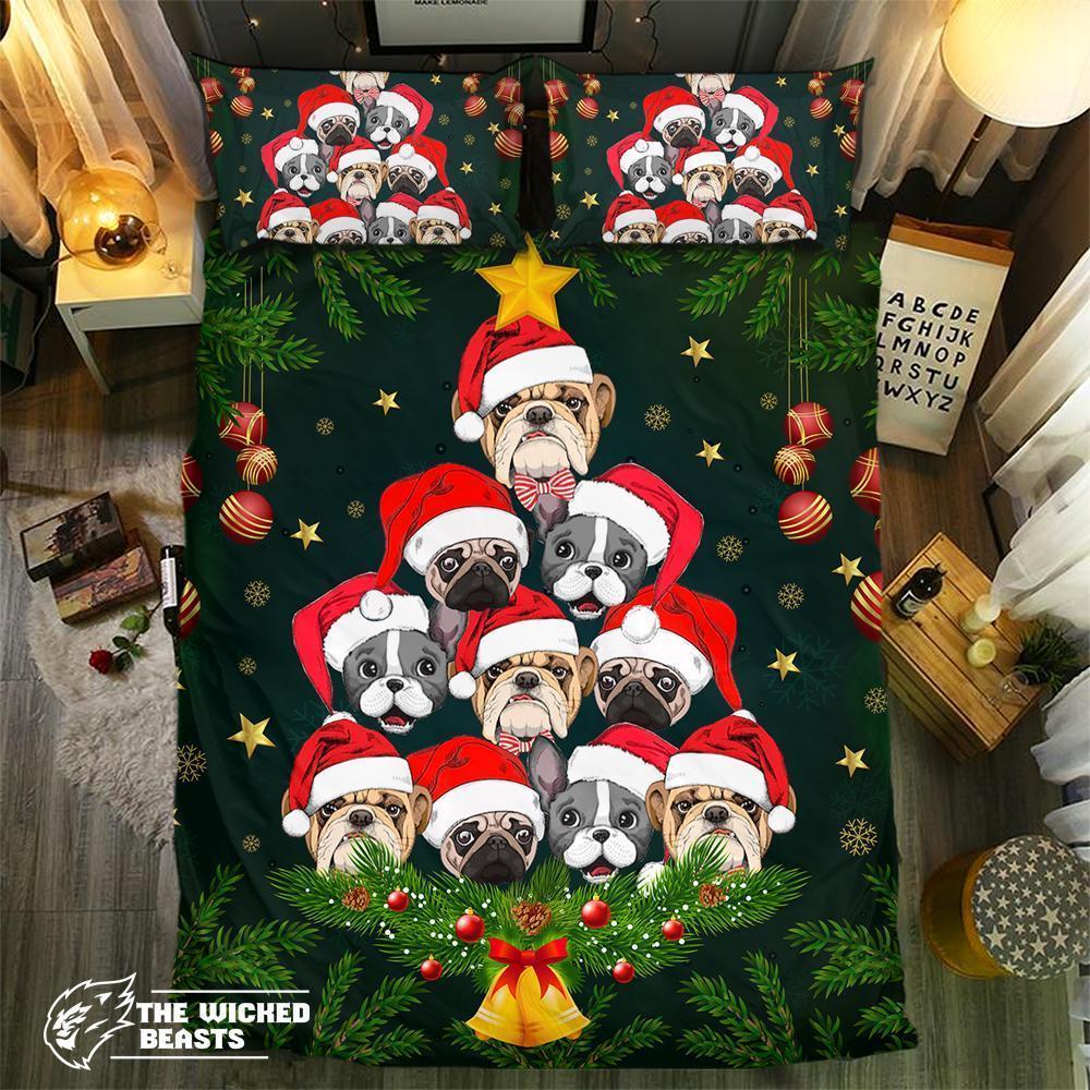 Dog Christmas Collection 0905013D Customized Duvet Cover Bedding Sets