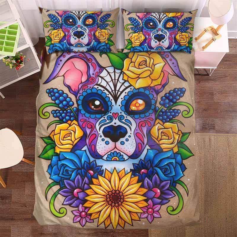 Dog Skull 3D Customized Duvet Cover Bedding Sets