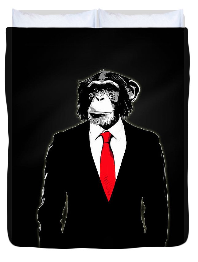 Domesticated Monkey 3D Customized Duvet Cover Bedding Sets