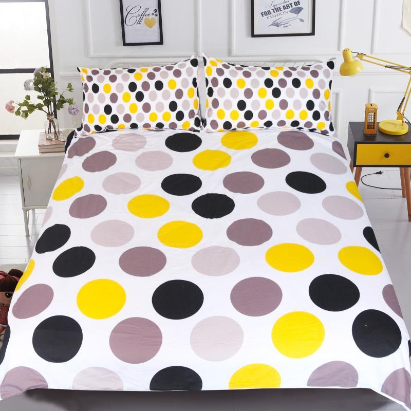 Dots Colorful Printed 3D Customized Duvet Cover Bedding Sets