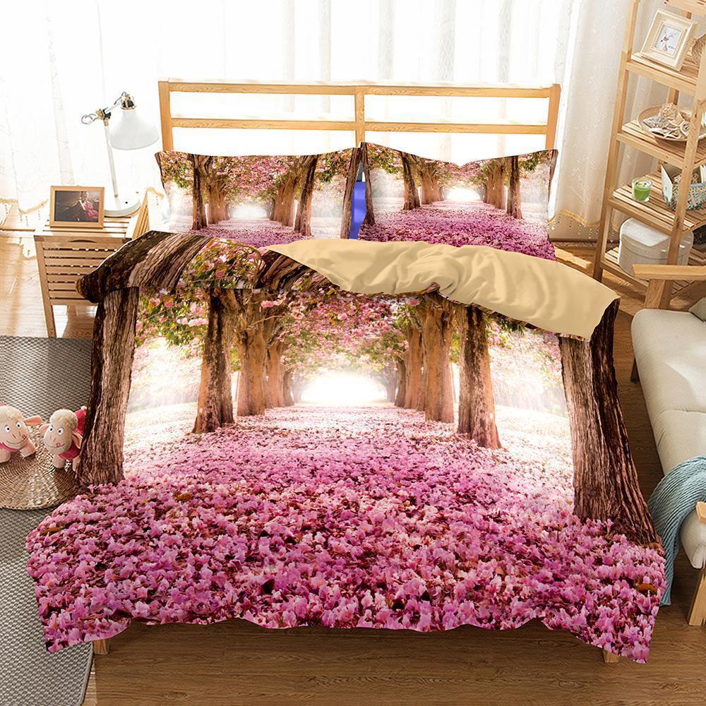 Dream Forest Digital Printing Household Goods Variousizess3D Customized Duvet Cover Bedding Sets