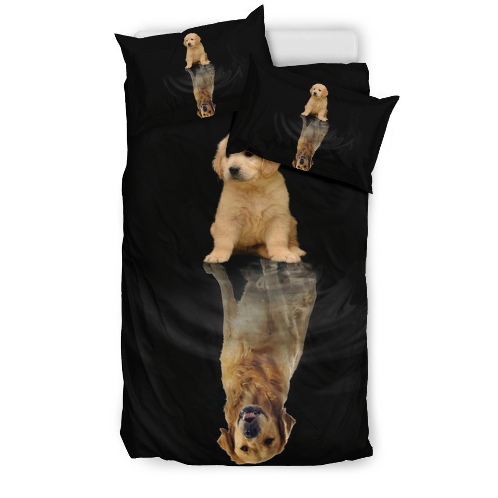 Dream Golden Retriever 3D Customized Duvet Cover Bedding Sets