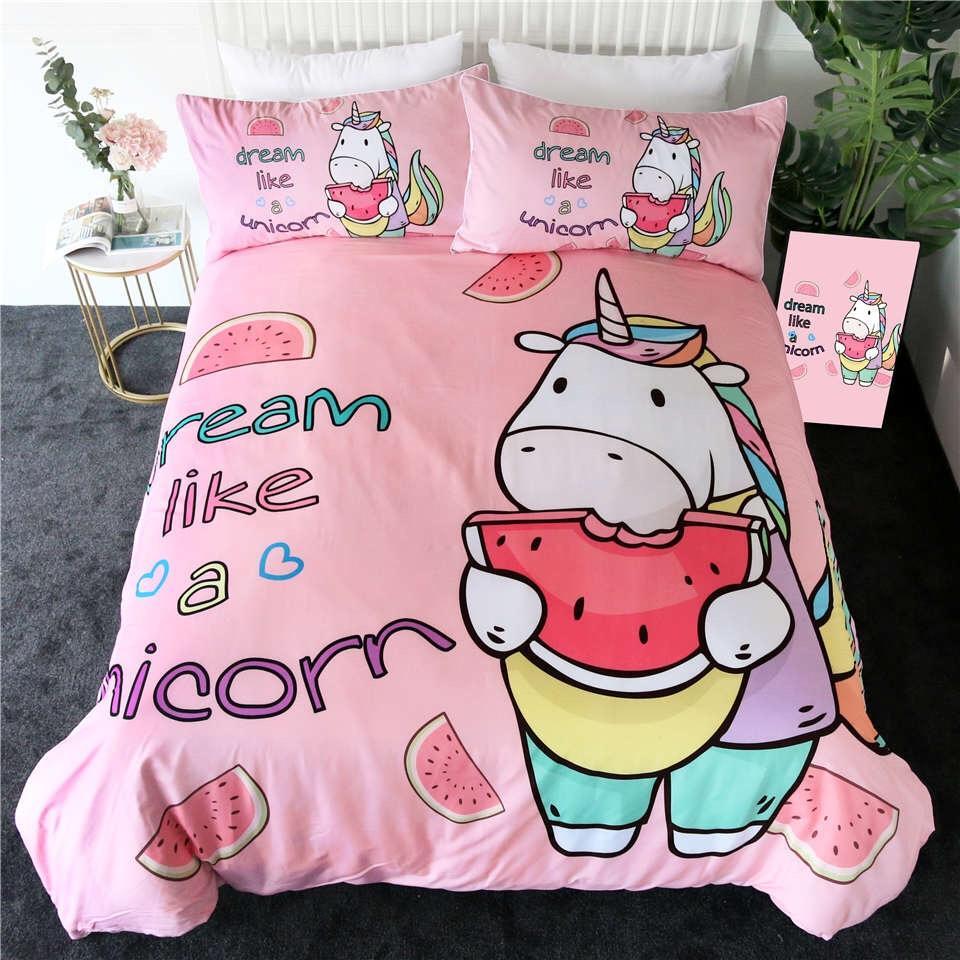 Dream Like A Unicorn 3D Customized Duvet Cover Bedding Sets