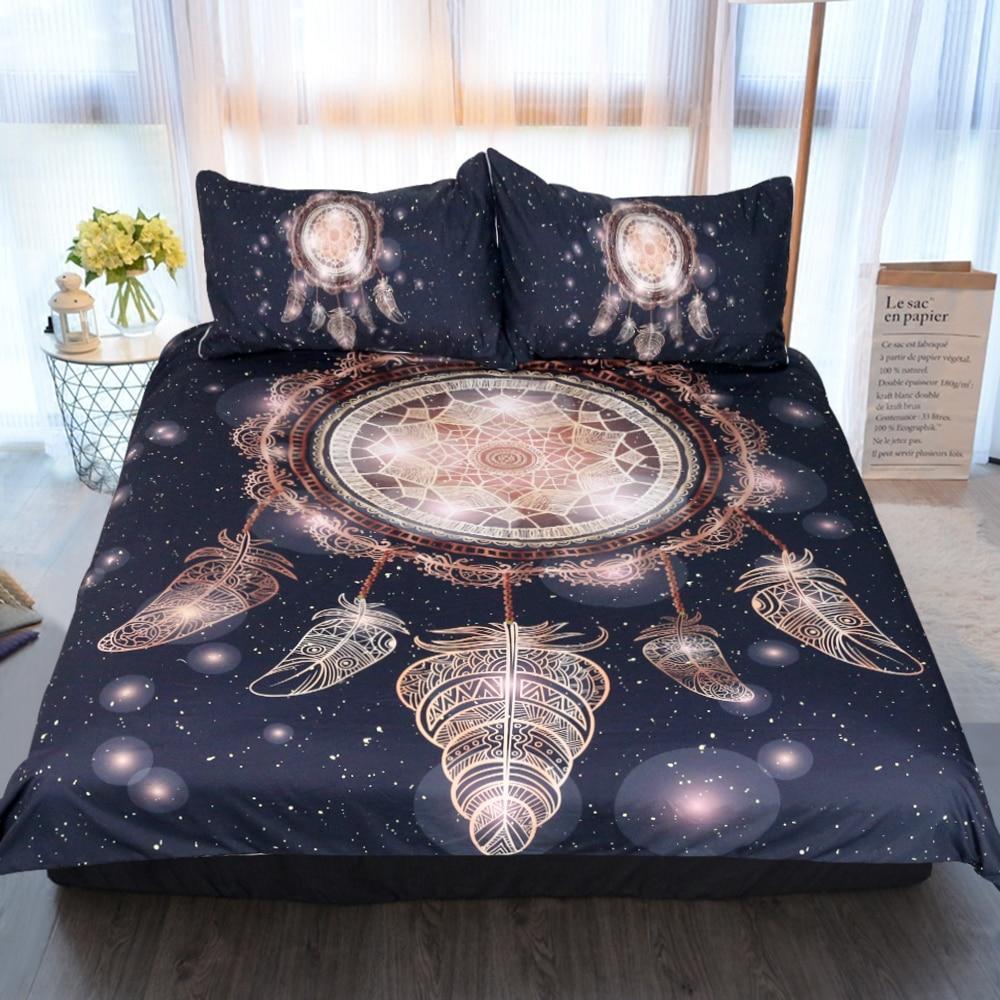 Dreamcatcher In Galaxy ART HOP 3D Customized Duvet Cover Bedding Sets