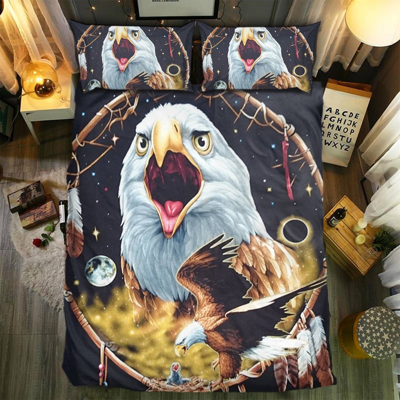 Eagles Collection 2808043D Customized Duvet Cover Bedding Sets