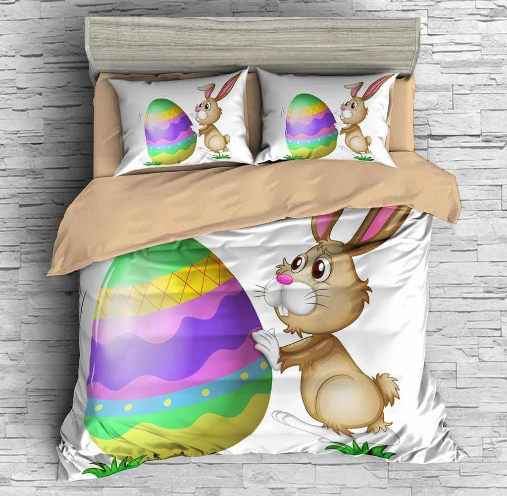Easter Bunny 1 3D Customized Duvet Cover Bedding Sets