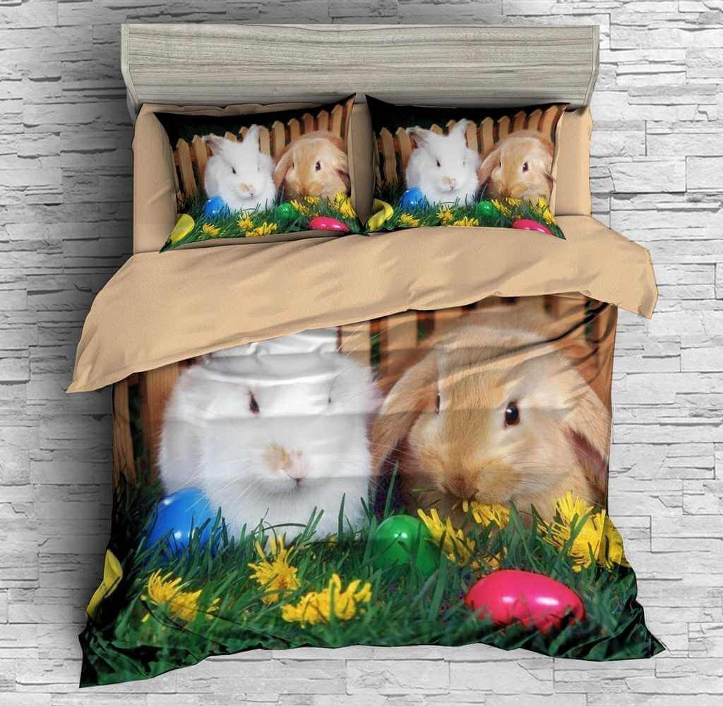 Easter Bunny 7 3D Customized Duvet Cover Bedding Sets