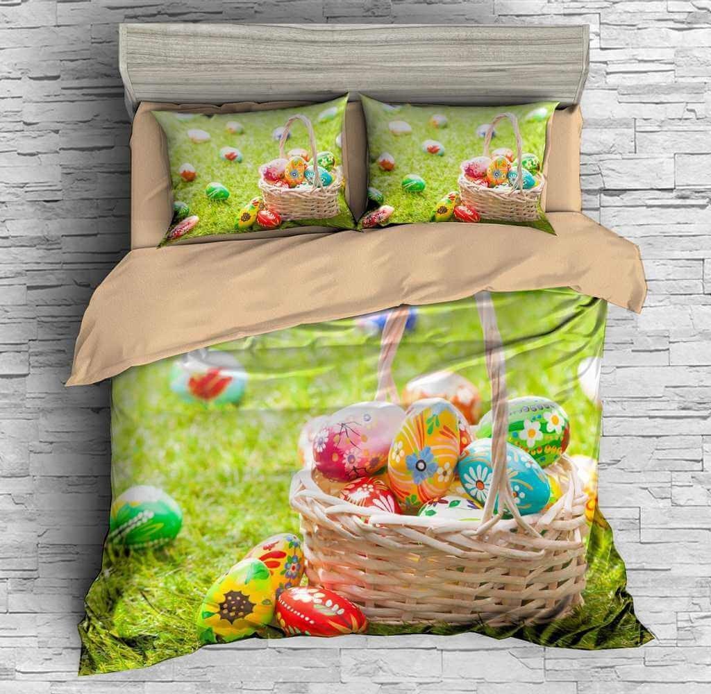 Easter Eggs 4 3D Customized Duvet Cover Bedding Sets