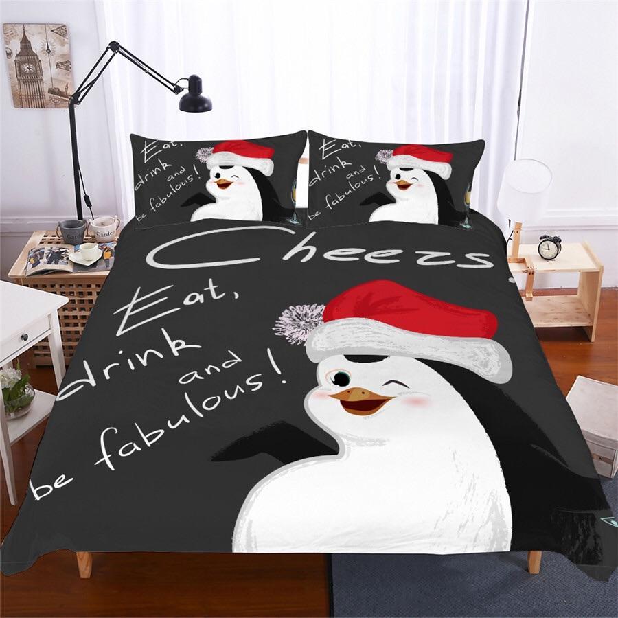 Eat, Drink & Be Fabulous! 3D Customized Duvet Cover Bedding Sets