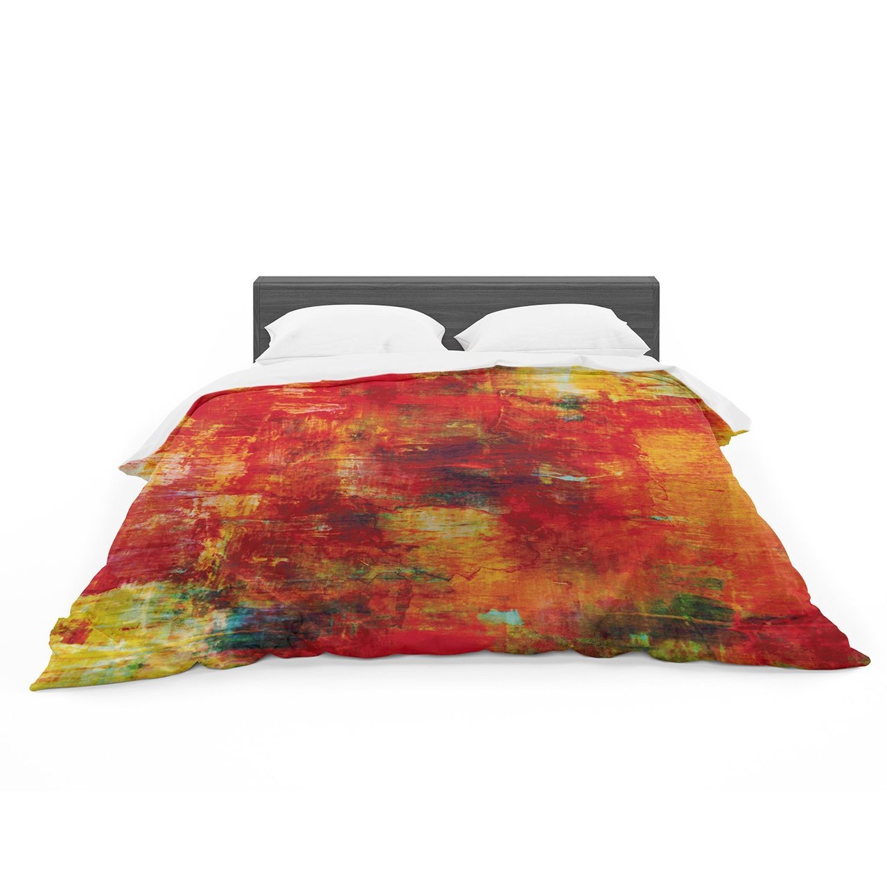 Ebi Emporium ‘Autumn Harvest’ Red Orange Featherweight3D Customized Duvet Cover Bedding Sets