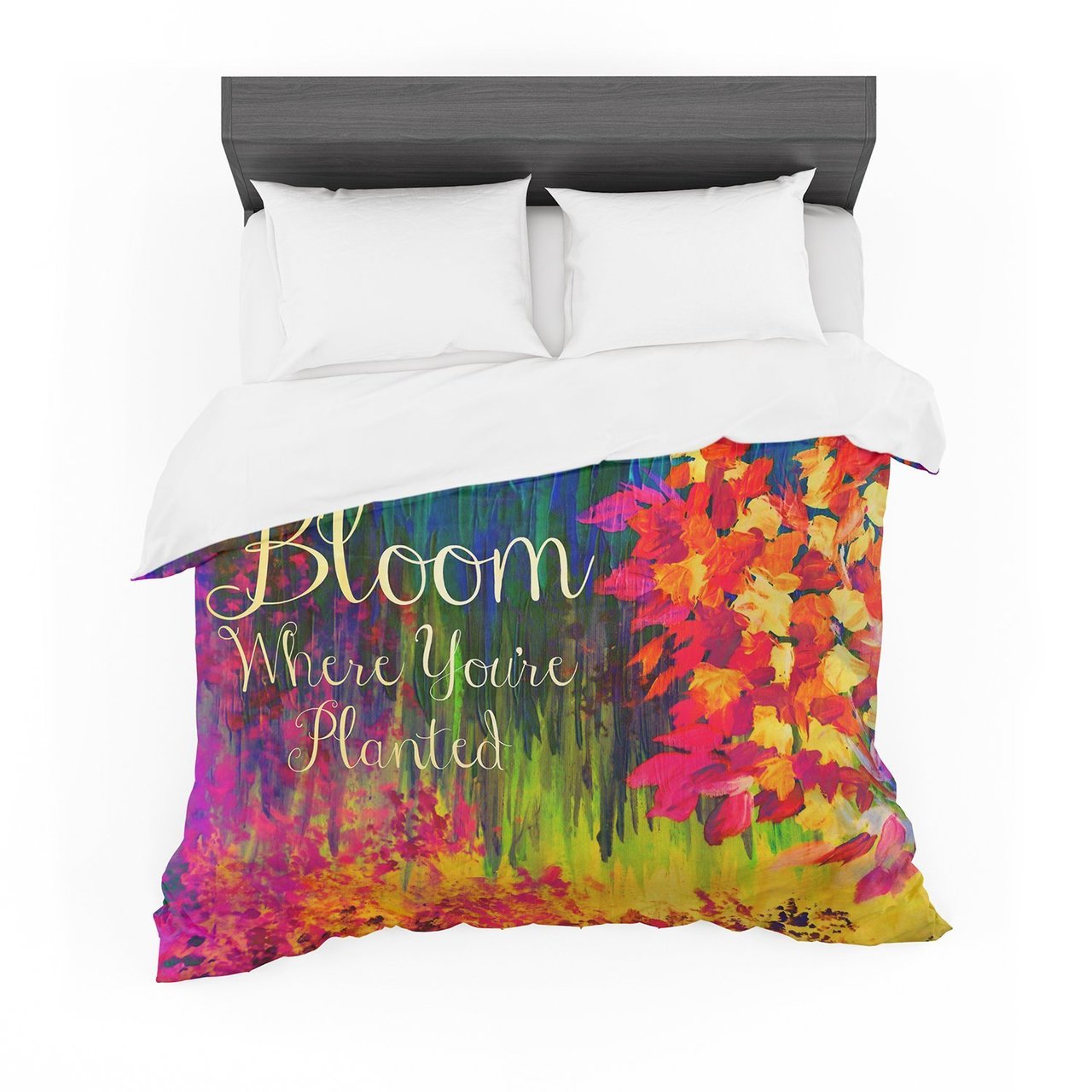 Ebi Emporium ‘Bloom Where You’re Planted’ Floral Featherweight3D Customized Duvet Cover Bedding Sets