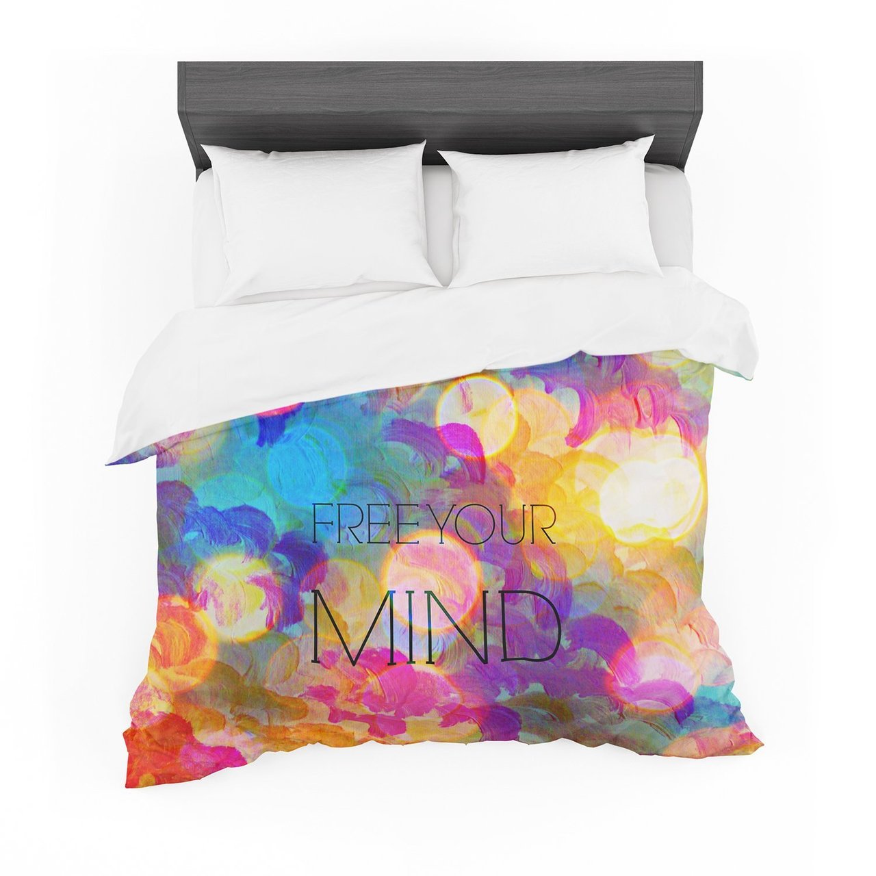 Ebi Emporium ‘Free Your Mind’ Rainbow Featherweight3D Customized Duvet Cover Bedding Sets