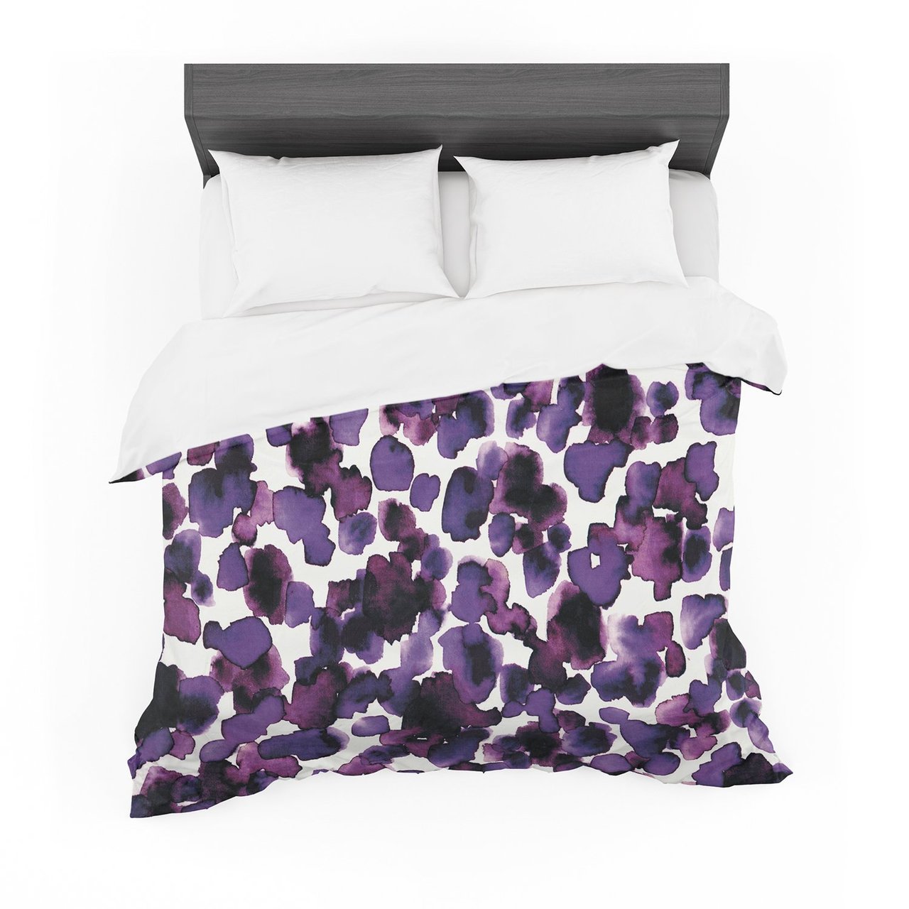 Ebi Emporium ‘Giraffepots Purple’ Lavender Featherweight3D Customized Duvet Cover Bedding Sets