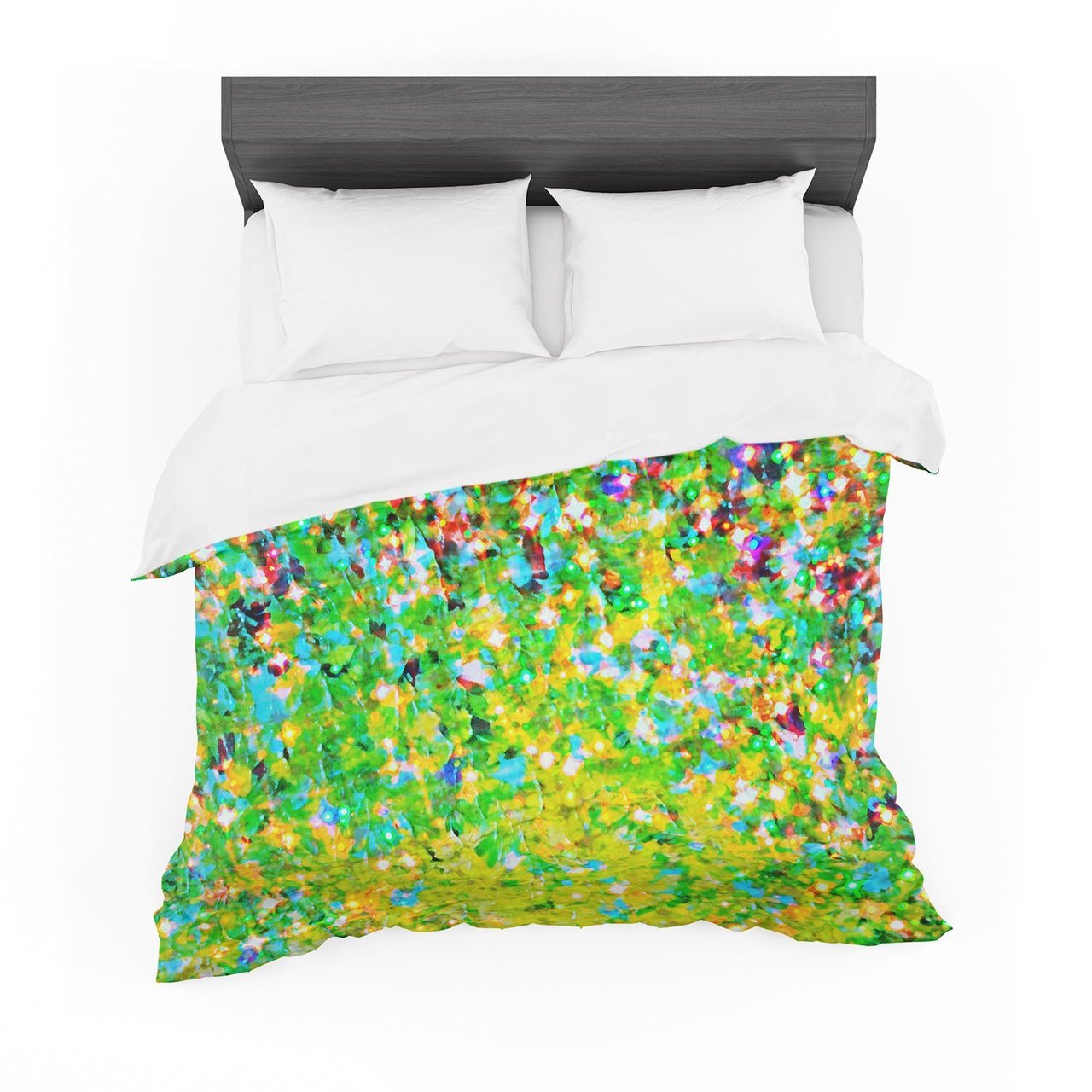 Ebi Emporium ‘Holiday Cheer’ Yellow Green Featherweight3D Customized Duvet Cover Bedding Sets