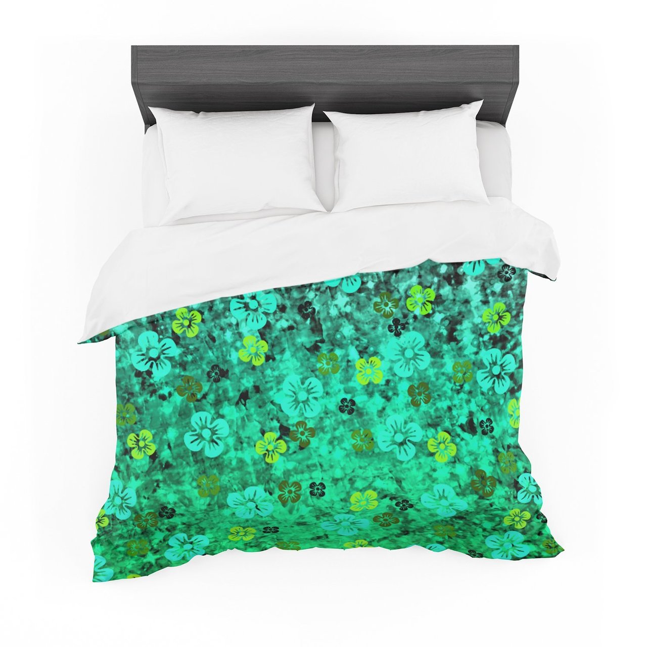 Ebi Emporium ‘Luck of the Irish’ Green Floral Featherweight3D Customized Duvet Cover Bedding Sets