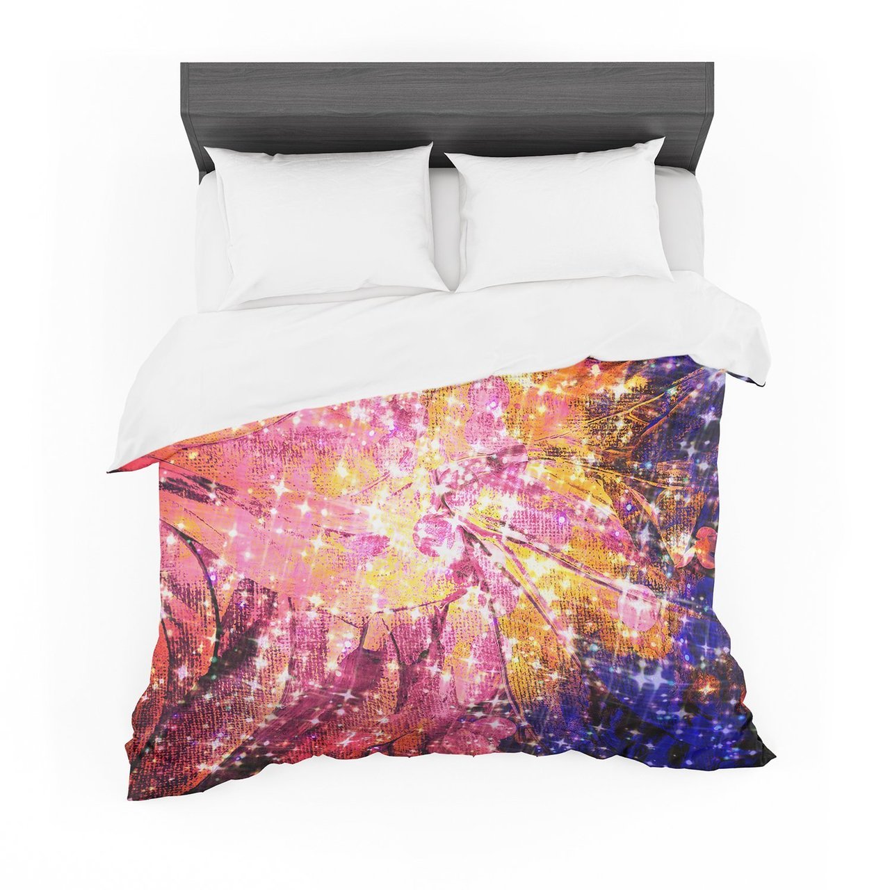 Ebi Emporium ‘Out There’ Pink Yellow Featherweight3D Customized Duvet Cover Bedding Sets