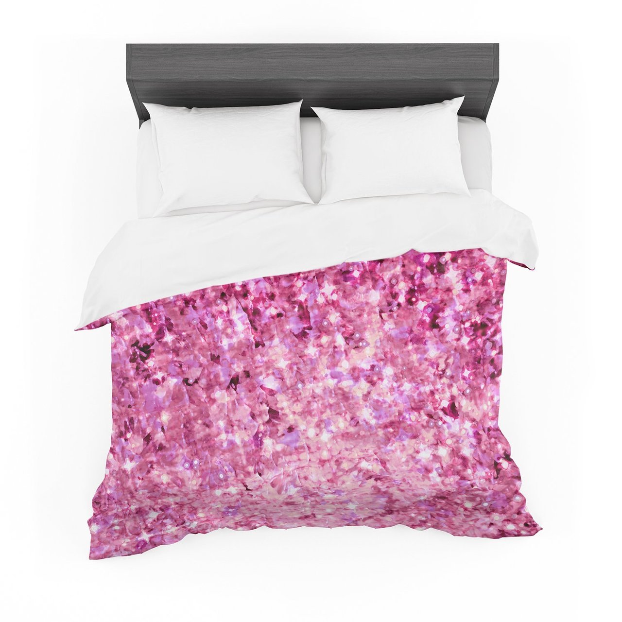 Ebi Emporium ‘Romance Me’ Pink Glitter Featherweight3D Customized Duvet Cover Bedding Sets