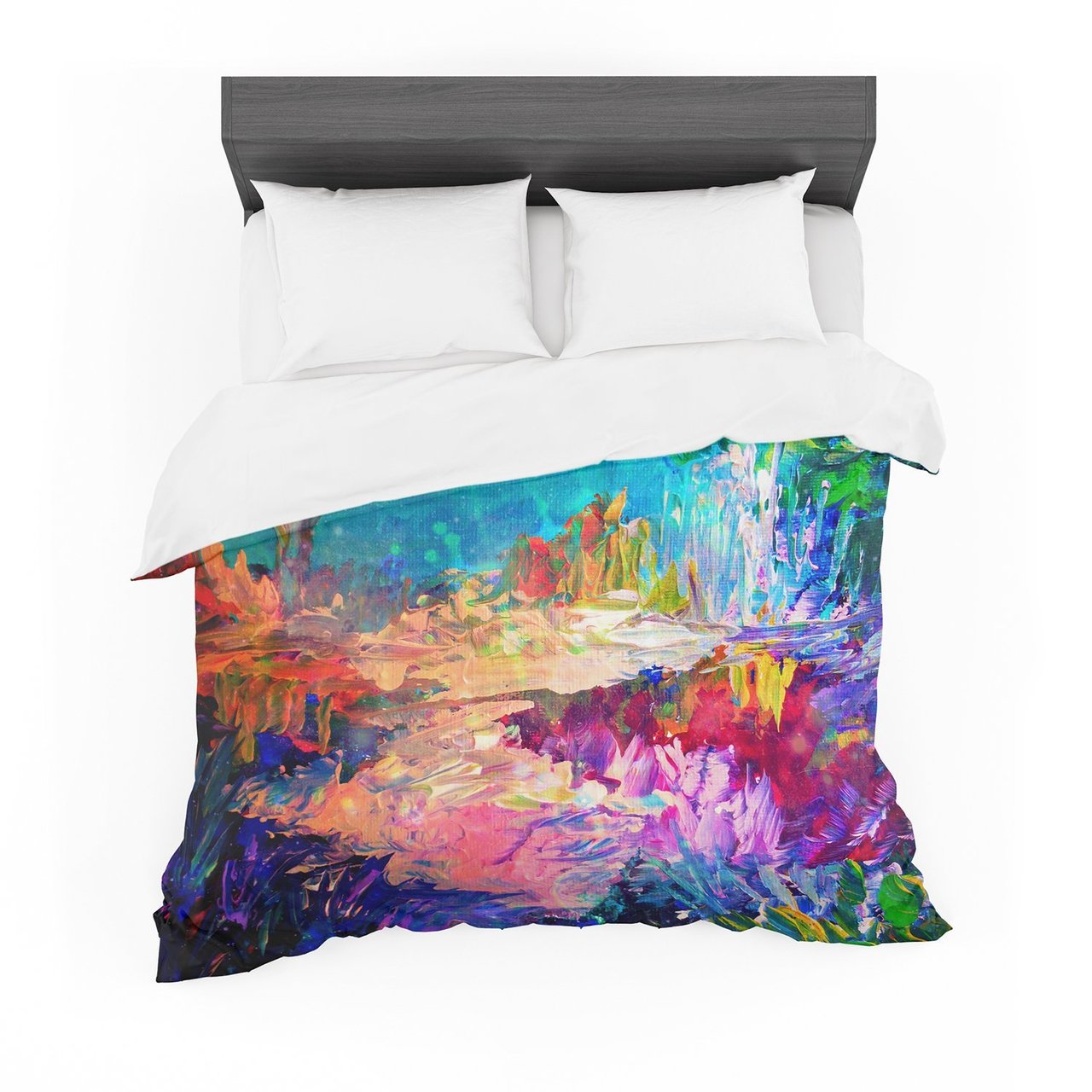 Ebi Emporium ‘Welcome to Utopia’ Rainbow Featherweight3D Customized Duvet Cover Bedding Sets