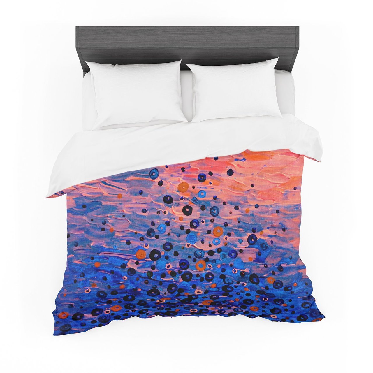 Ebi Emporium ‘What Goes Up’ Blue Pink Featherweight3D Customized Duvet Cover Bedding Sets