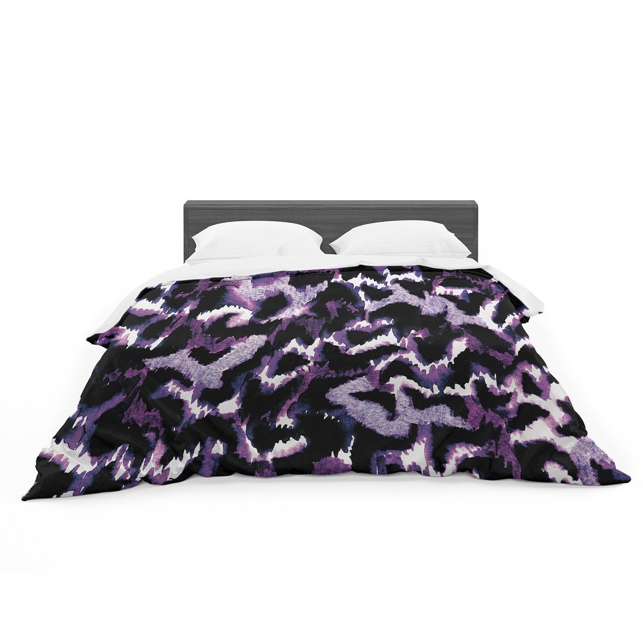 Ebi Emporium ‘Wild at Heart Purple’ Lavender Featherweight3D Customized Duvet Cover Bedding Sets
