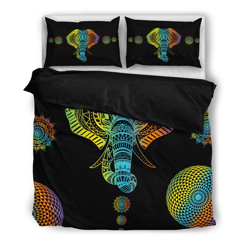 Elephant Chakra 3D Customized Duvet Cover Bedding Sets