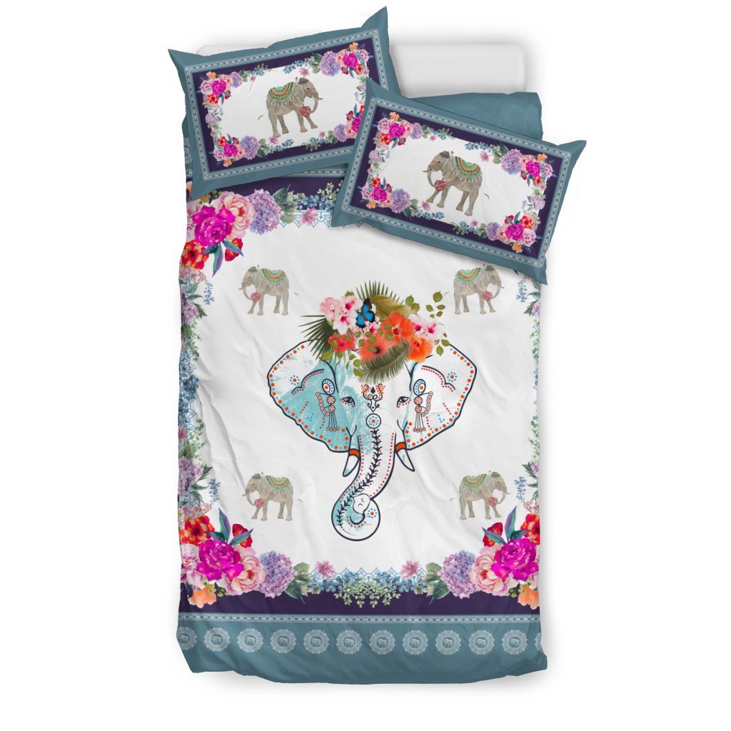 Elephant Euro tyle 3D Customized Duvet Cover Bedding Sets