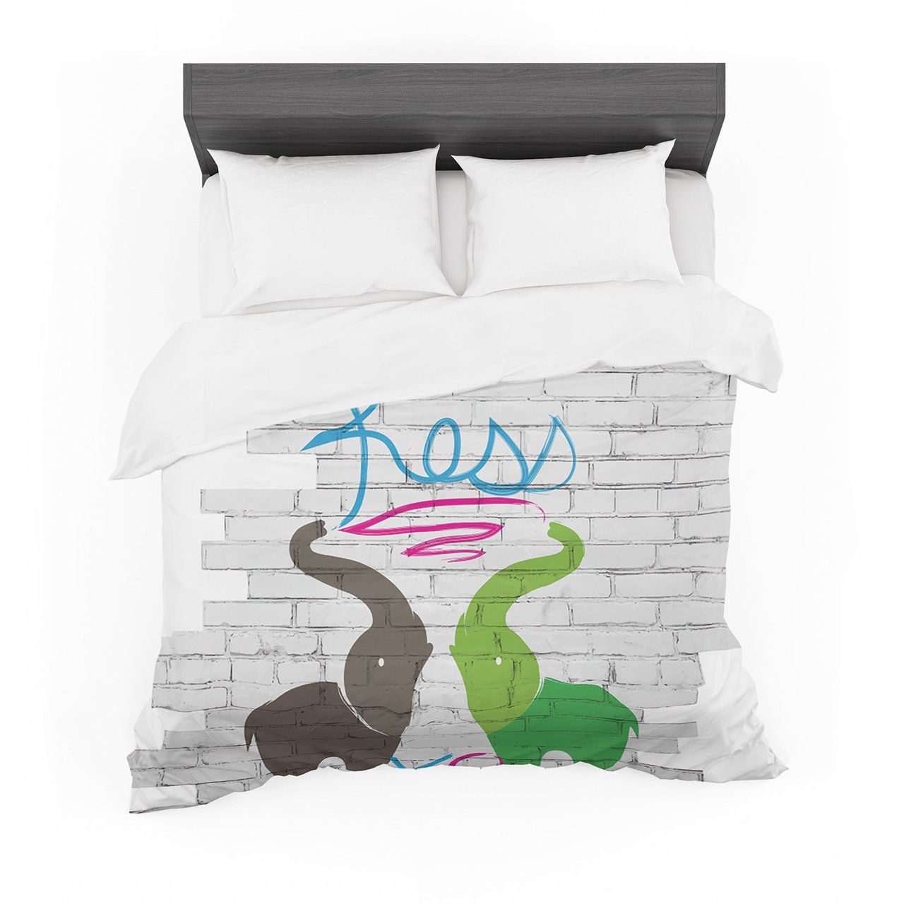 Elephants Cotton3D Customized Duvet Cover Bedding Sets