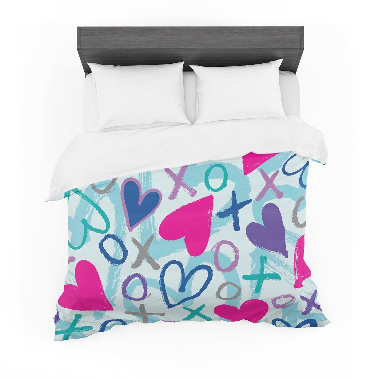 Emine Ortega ‘Hearts a Flutter’ Featherweight3D Customized Duvet Cover Bedding Sets