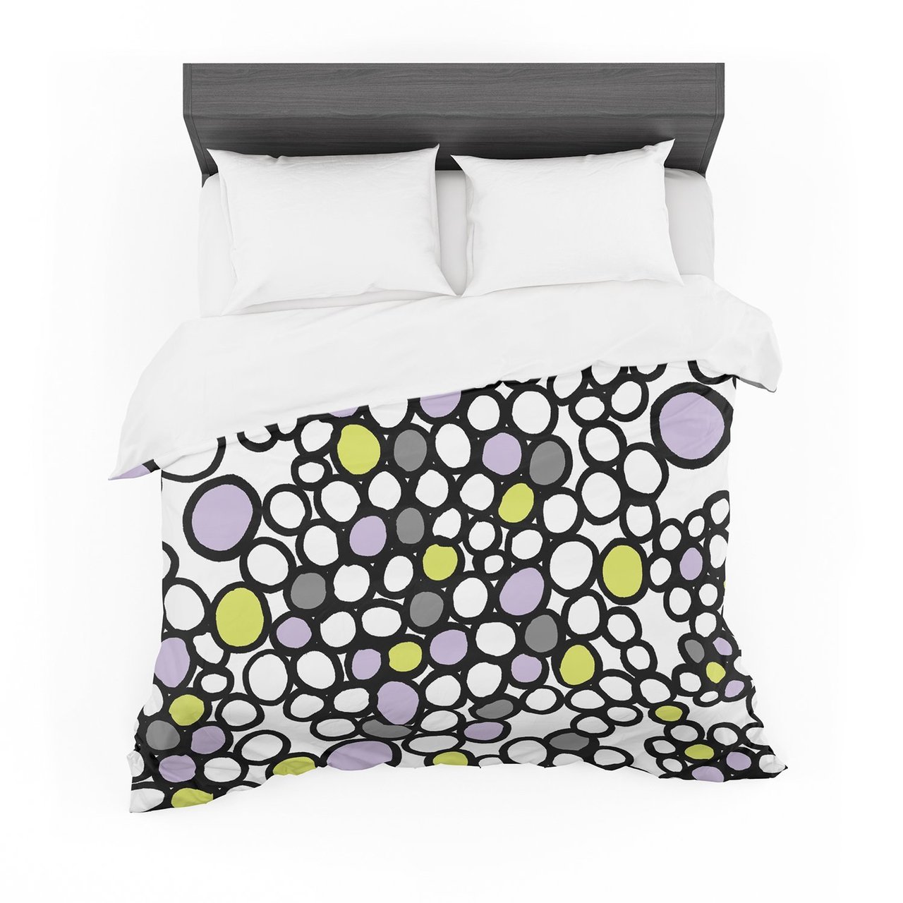 Emine Ortega ‘Pebbles Lilac’ Featherweight3D Customized Duvet Cover Bedding Sets