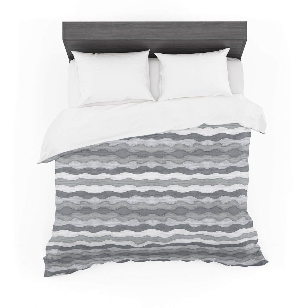 Empire Ruhl ’51hades of Gray’ Gray White Featherweight3D Customized Duvet Cover Bedding Sets