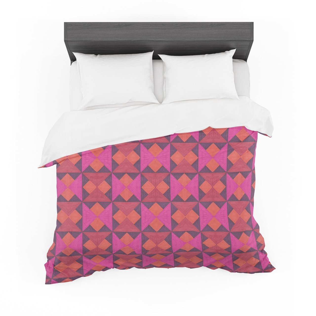 Empire Ruhl ‘A Quilt Pattern’ Pink Red Featherweight3D Customized Duvet Cover Bedding Sets
