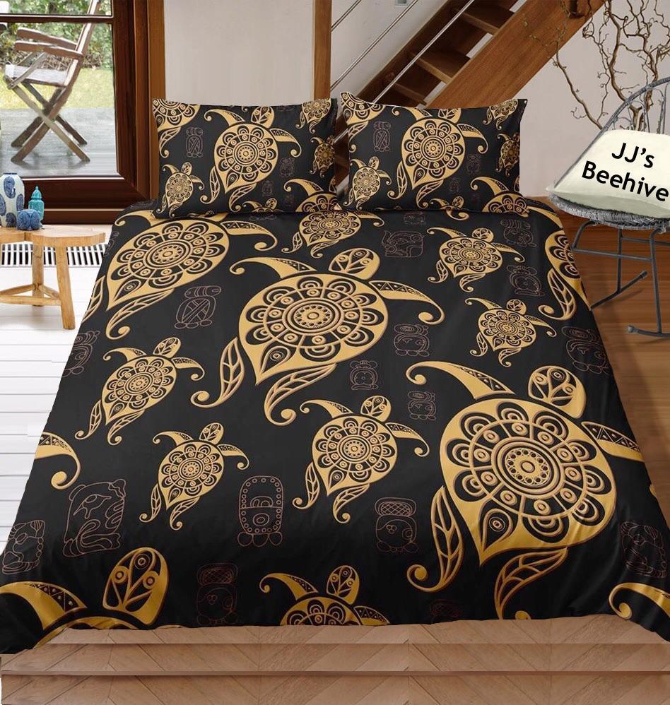 Ethnic Maya Turtle 3D Customized Duvet Cover Bedding Sets
