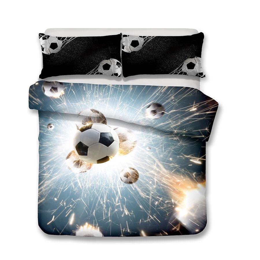 Explosiveoccer Ball 3D Customized Duvet Cover Bedding Sets