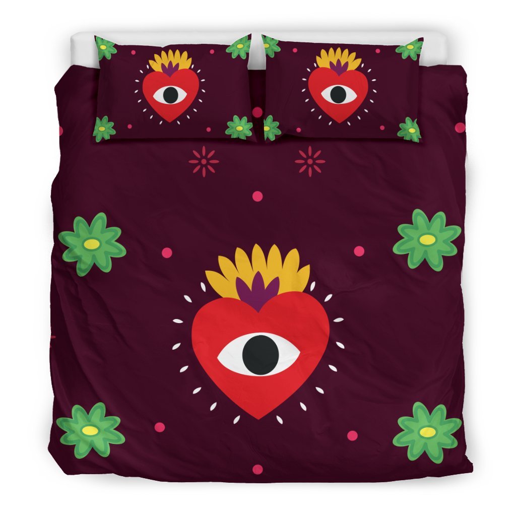 Eye Heart You 3D Customized Duvet Cover Bedding Sets
