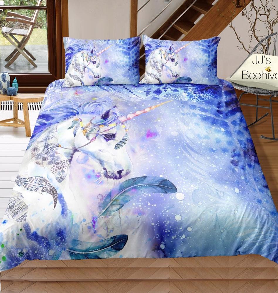 Fairytale Unicorn 3D Customized Duvet Cover Bedding Sets