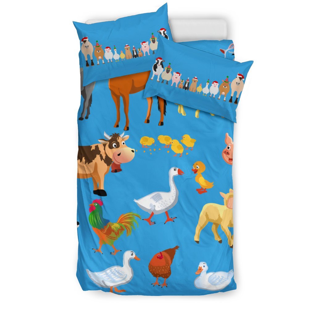 Farm Animal 3D Customized Duvet Cover Bedding Sets