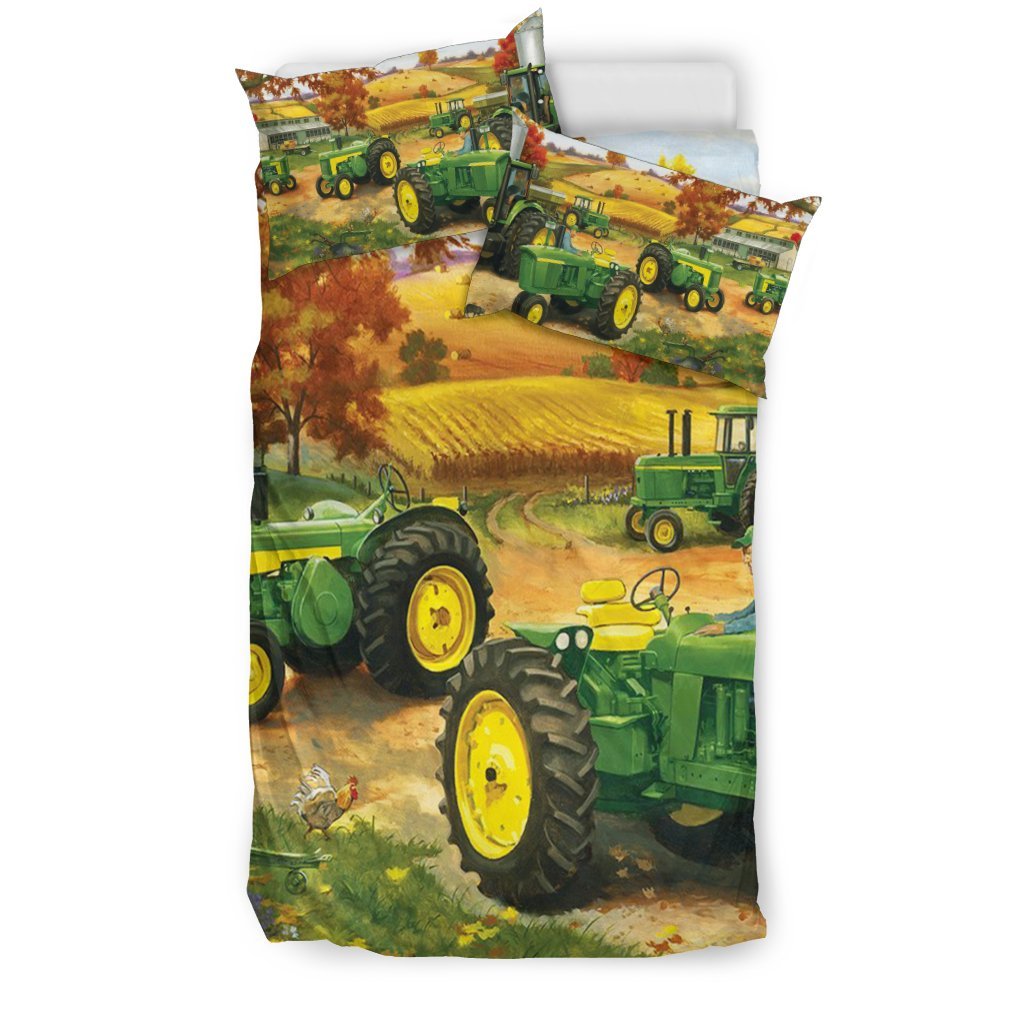 Farm Life With Tractor 3D Customized Duvet Cover Bedding Sets