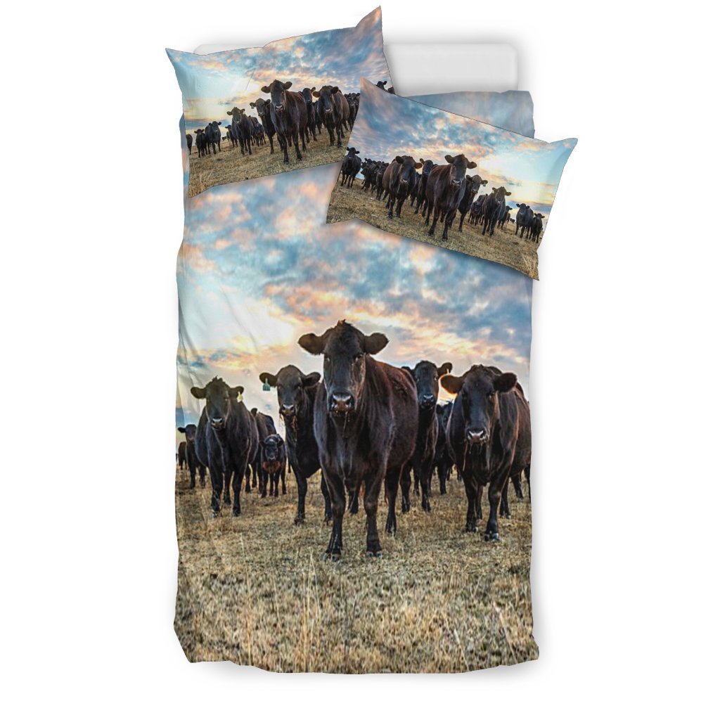 Farmer Cow 3D Customized Duvet Cover Bedding Sets