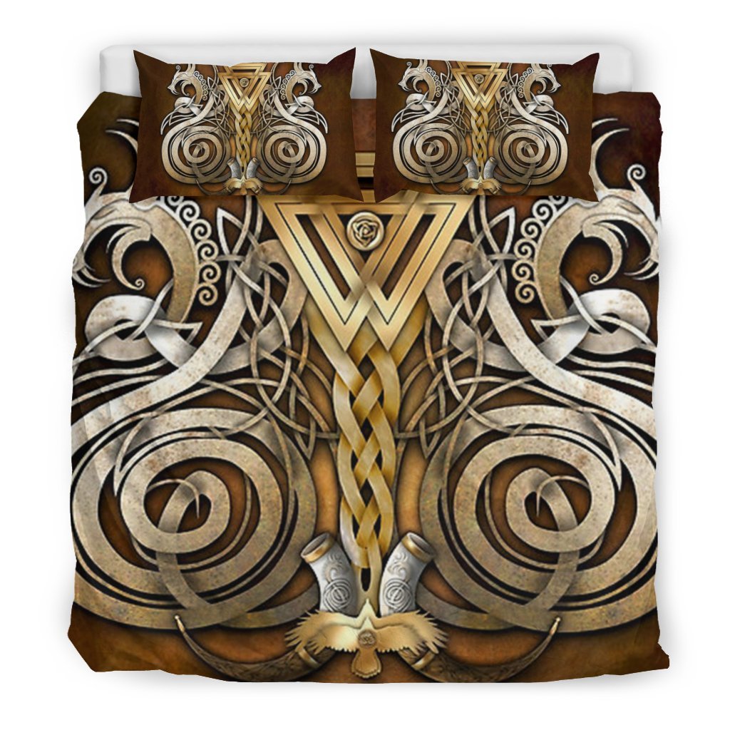 Fenrir Wolf Odin 3D Customized Duvet Cover Bedding Sets