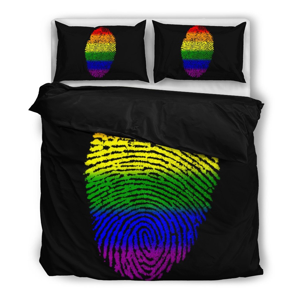 FingerPrint Pride3D Customized Duvet Cover Bedding Sets