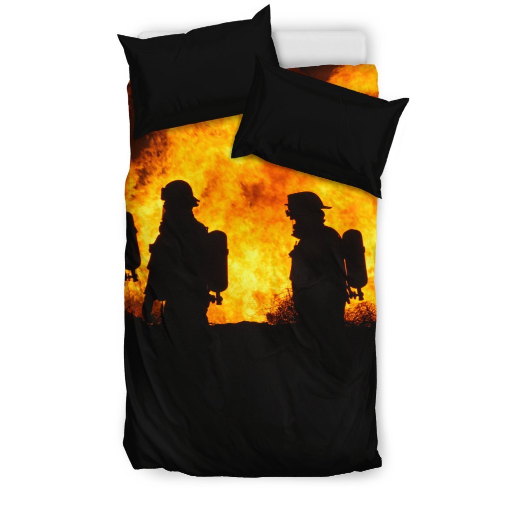 Firefighters 3D Customized Duvet Cover Bedding Sets